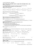 DE CUONG TOAN 9- nam 2011