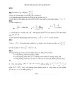 ĐỀ THI THỬ HKII TOÁN 12