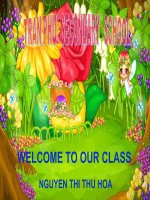 Bài giảng điện tử tham khảo thao giảng, thi GV anh 6 Unit 10 Staying healthy (34)