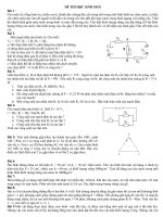 10 đề thi luyện học sinh giỏi môn vật lý kèm đáp án