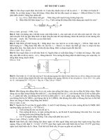 đề thi thử giải vật lý bằng máy tính casio