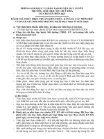 Đánh giá thực hiện chuẩn KT-KN