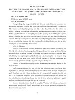 sáng kiến kinh nghiệm phát huy tính tích cực học tập của học sinh thông qua dạy học nêu vấn đề và giải quyết vấn đề theo chương trnhf chuẩn