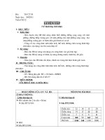 Tiết 59 : Luyện tập hình hộp chữ nhật