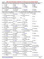 LUYEN THI VAO LOP 10 CHUYEN 3