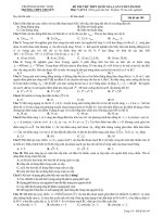 Đề chuyên vinh lần 4 môn lí 2015