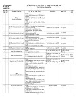 Kế hoạch dạy học môn Tin 12 năm học 2010 - 2011 (học kỳ 1)