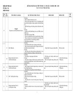 Kế hoạch dạy học môn Tin 12 năm học 2010 - 2011 (học kỳ 2)
