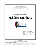 Thiết kế móng dưới cột hoặc dưới trụ theo 2 phương án móng nông và móng cọc đài thấp