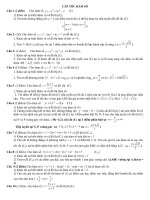 LTĐH cấp tốc phần hàm số (có đáp án)