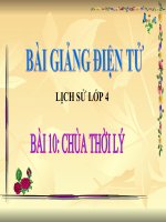 BÀI 10 CHÙA THỜI LÝ
