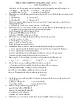 500 CÂU TRẮC NGHIÊM ÔN THI ĐẠI HỌC CHỌN LỌC VẬT LÝ 12