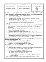 Đề thi thiết kế đường F1 (90p)