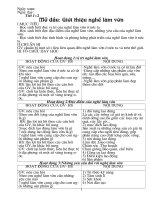 giáo án dạy nghề