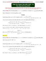 Tổng ôn trọng tâm kiến thức toán thi đại học