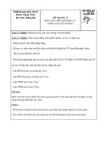 Đề thi thiết kế đường F2