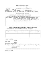 MẪUPHIẾU BỔ SUNG LÍ LICH