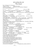 Đề cương ôn lập lý 8 kỳ II