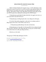 Hồ sơ thuyên chuyển ngoài tỉnh