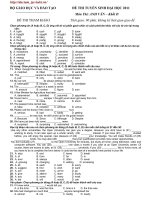 Đề thi thử ĐH Anh số 4