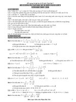 ĐỀ CƯƠNG ÔN TẬP HỌC KỲ II TOÁN 9