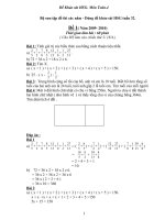 BO DE KHAO SAT HSG TOAN 4