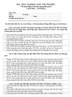 Bài thi tìm hiểu 70 năm Đội ta lớn lên cung đất nước