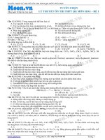 Tuyển chọn 1500 câu hỏi trắc nghiệm lý thuyết môn hoá học (thầy lê phạm thành