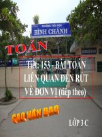 Toán lớp 3-HK-II