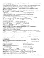 Tài liệu ôn thi phần dao động và sóng