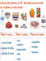 Bài giảng điện tử tham khảo thao giảng, thi GV anh 6 Unit 11 What do you eat (1)