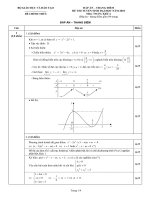 ĐÁP ÁN ĐỀ THI MÔN TOÁN ĐH KHỐI A_2010