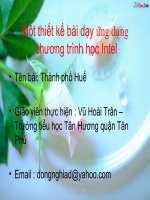 Lớp 4_ Địa lý _Thành Phố Huế