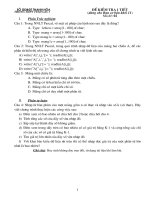 Đề bài kiểm tra 15 phút - mã đề 02 (lần 2)