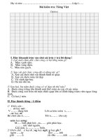 ON TAP THANG 3 MON TIENG VIET LOP 1