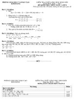 Đề + ĐA HSG Toán 8(2010-2011)