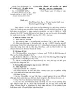 HD NÔI DUNG ÔN TẬP THI TUYỂN SINH LỚP 10