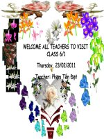 Bài giảng điện tử tham khảo thao giảng, thi GV anh 6 Unit 11 What do you eat (23)