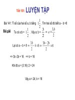 luyện tập tìm tỉ số