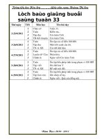 giao an chuan lop 3 tuan 33