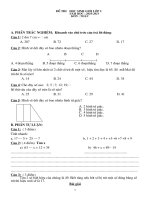 ĐỀ THI HS GIỎI  TOANLỚP 2