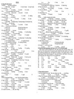 Bai tap trac nghiem co DA