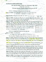 Đề giao lưu Olimpic Toán 5 - 2010-2011