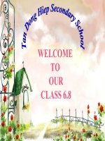 Bài giảng điện tử tham khảo thao giảng, thi GV anh 6 Unit 11 What do you eat (3)