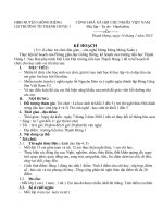 KẾ HOẠCH THI VĂN NGHỆ