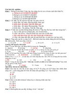 đề thi lý thuyết giáo viên giỏi cấp huyện