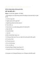 ĐỀ THI MẪU CÓ ĐÁP ÁN MÔN LUẬT KINH TẾ