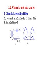 Chỉnh lưu 1 nửa chu kỳ