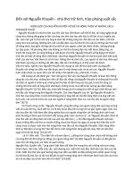 mấy vấn đề về thơ Trào phúng Nguyễn Khuyến và Tú Xương