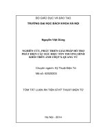 Nghiên cứu, phát triển giải pháp hỗ trợ phát hiện các dấu hiệu tổn thương hình khối trên ảnh chụp X-quang vú (TT)